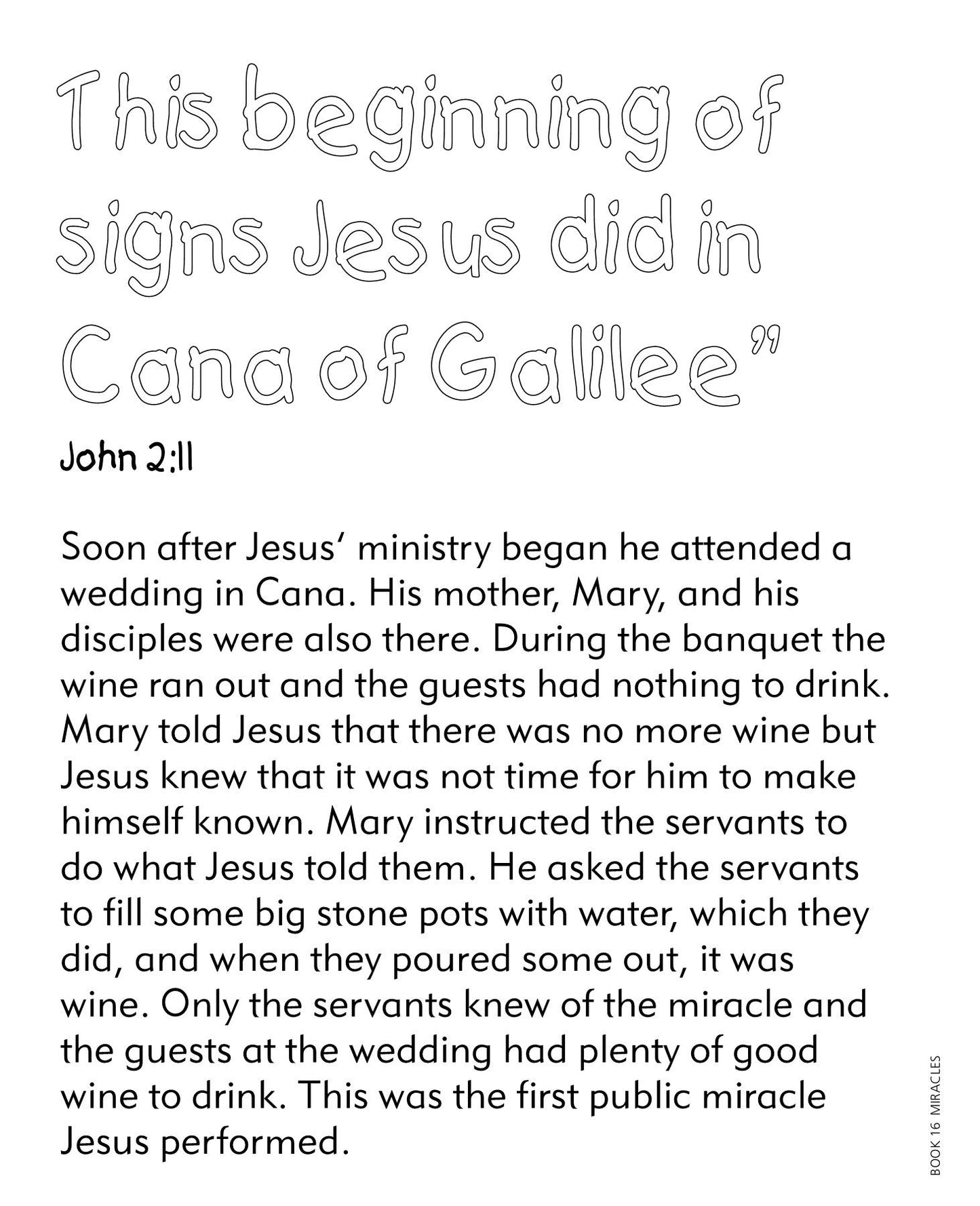 Miracles of Jesus (Bible Color and Learn -16)