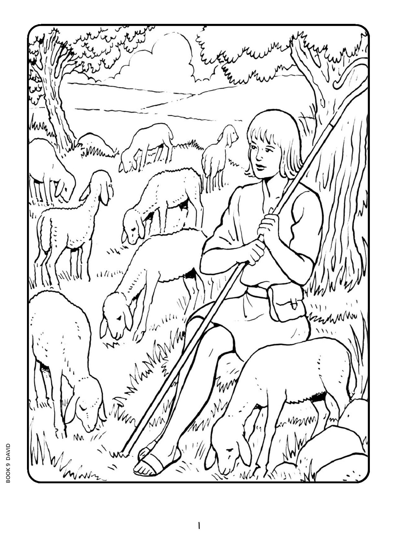 The Story of David (Bible Color and Learn - 9)