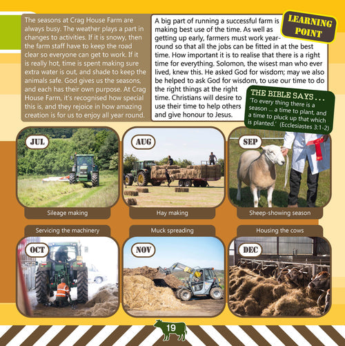 Farm School, Learning about life, God and the Bible through the world of farming