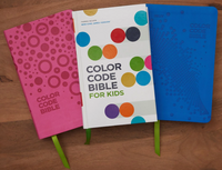 NKJV, Color Code Bible for Kids--Hard Cover