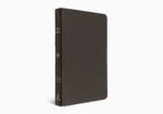 ESV Thinline Bible Buffalo Leather Deep Brown