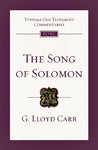 Song of Solomon: Tyndale Old Testament Commentaries (Out of print, 1 copy left)