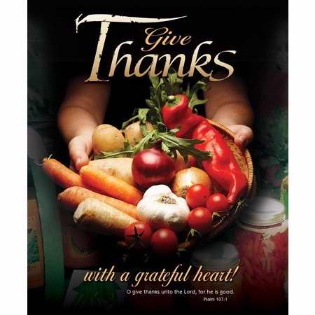 Give Thanks Bulletin (Thanksgiving) (Pack Of 100)